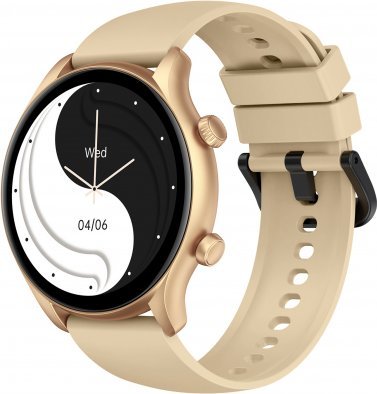 Smartwatch Zeblaze Btalk 3 Plus Bezowy (ZB4402) ZB4402 (6946639813168) Viedais pulkstenis, smartwatch