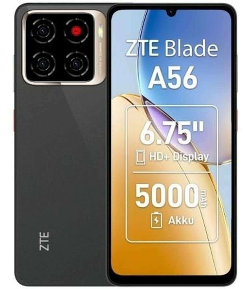 ZTE Blade A56 schwarz Mobilais Telefons ZTE Blade A56 schwarz Mobilais Telefons