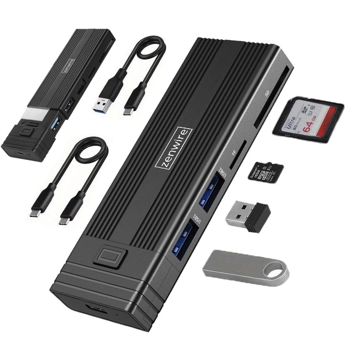 Stacja/replikator Zenwire USB-C 7w1 (HUB63) 1263945105