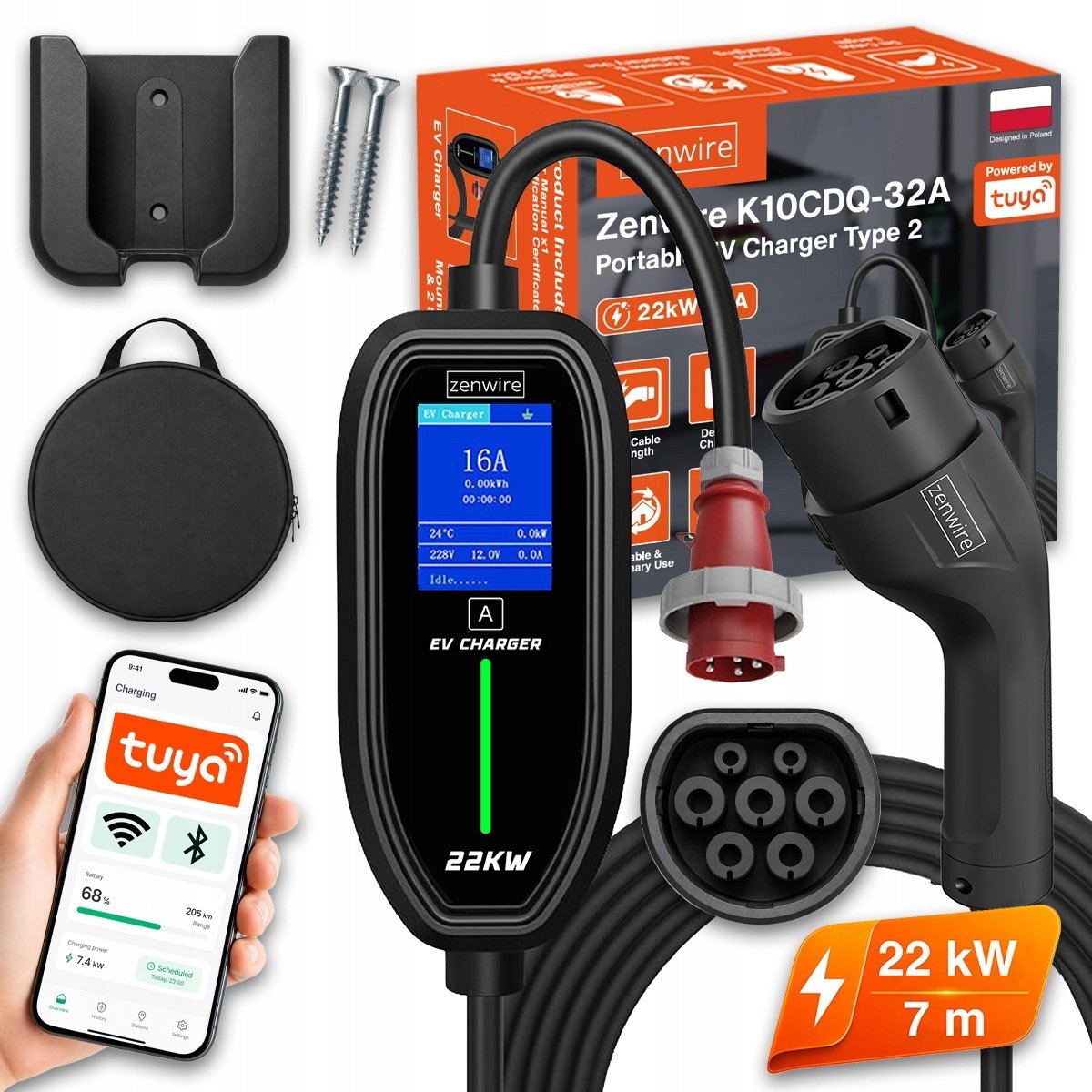 Zenwire Ladowarka do Aut Samochodow Elektrycznych