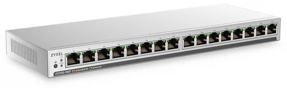 Switch ZyXEL Przecznik GS1100-16EP-EU0101F (4718937653263) 4718937653263