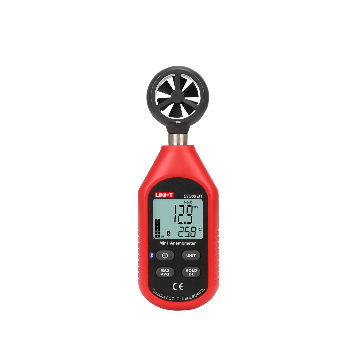 Mini anemometrs Veja atrums: 0-30 m/s