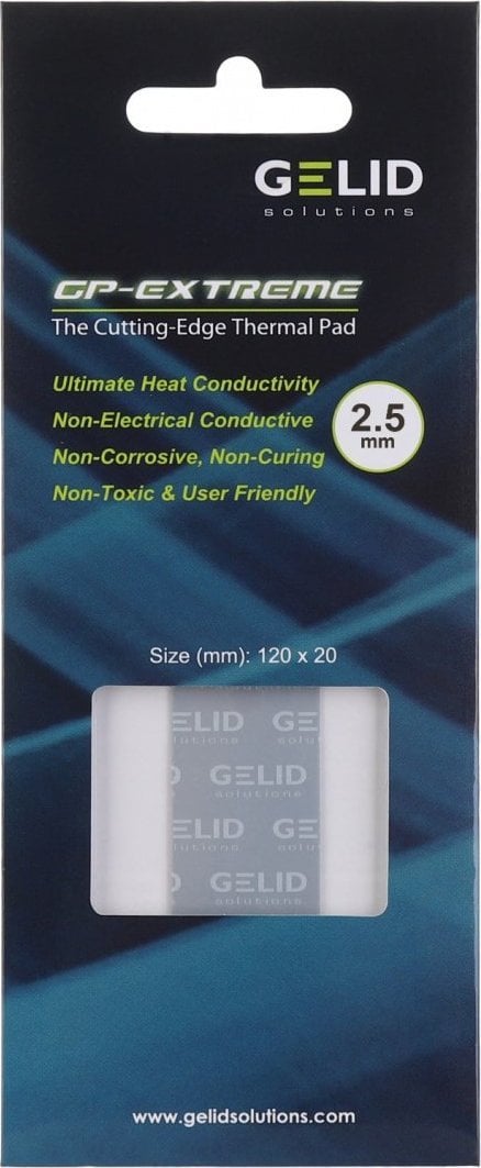 Gelid Extreme thermalpad 120x20x2.5mm TP-GP05-F termopasta