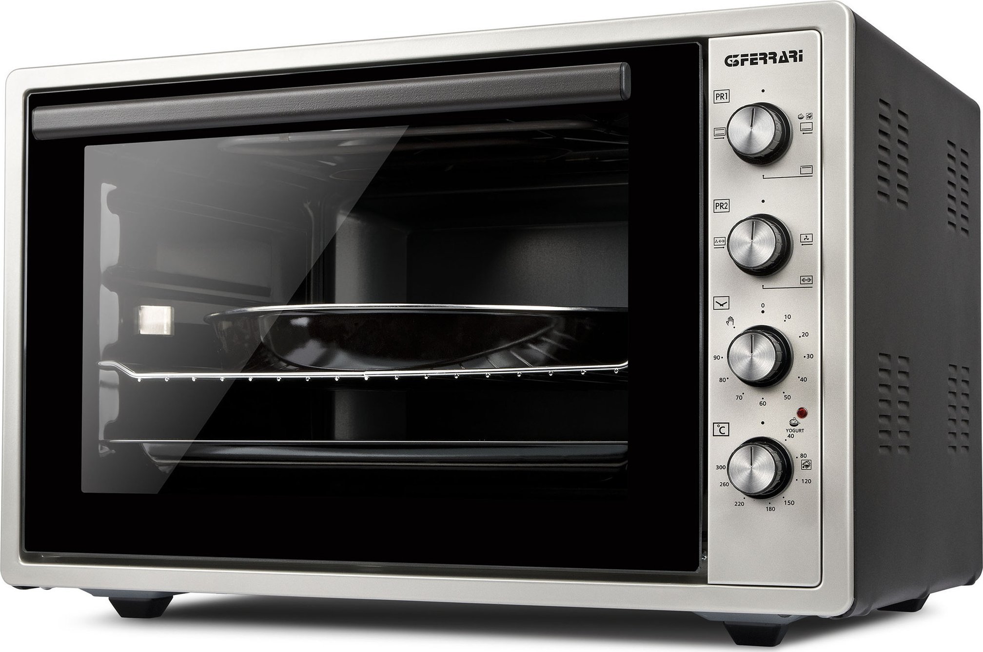 G3 Ferrari G10154 oven 58 L 1800 W Black, Stainless steel