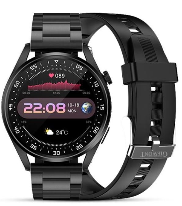 Smartwatch Giewont GW450-1 Czarny (GW450-1) Viedais pulkstenis, smartwatch Smartwatch Giewont GW450-1 Czarny (GW450-1) Viedais pulkstenis, smartwatch
