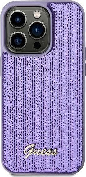 Guess Guess GUHCP13LPSFDGSUiPhone 13 Pro / 13 6.1'' fioletowy/purple hardcase Sequin Script Metal GUE003161 (3666339176167) maciņš, apvalks mobilajam telefonam Guess Guess GUHCP13LPSFDGSUiPhone 13 Pro / 13 6.1'' fioletowy/purple hardcase Sequin Script Metal GUE003161 (3666339176167) maciņš, apvalks mobilajam telefonam