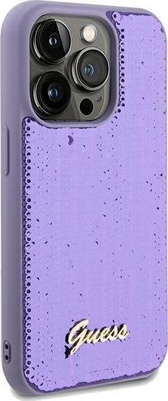 Guess Guess GUHCP13LPSFDGSUiPhone 13 Pro / 13 6.1'' fioletowy/purple hardcase Sequin Script Metal GUE003161 (3666339176167) maciņš, apvalks mobilajam telefonam Guess Guess GUHCP13LPSFDGSUiPhone 13 Pro / 13 6.1'' fioletowy/purple hardcase Sequin Script Metal GUE003161 (3666339176167) maciņš, apvalks mobilajam telefonam