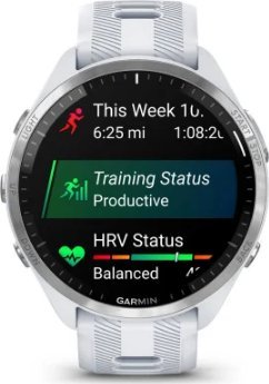 Garmin Forerunner 965 Whitestone/Powder Gray Viedais pulkstenis, smartwatch