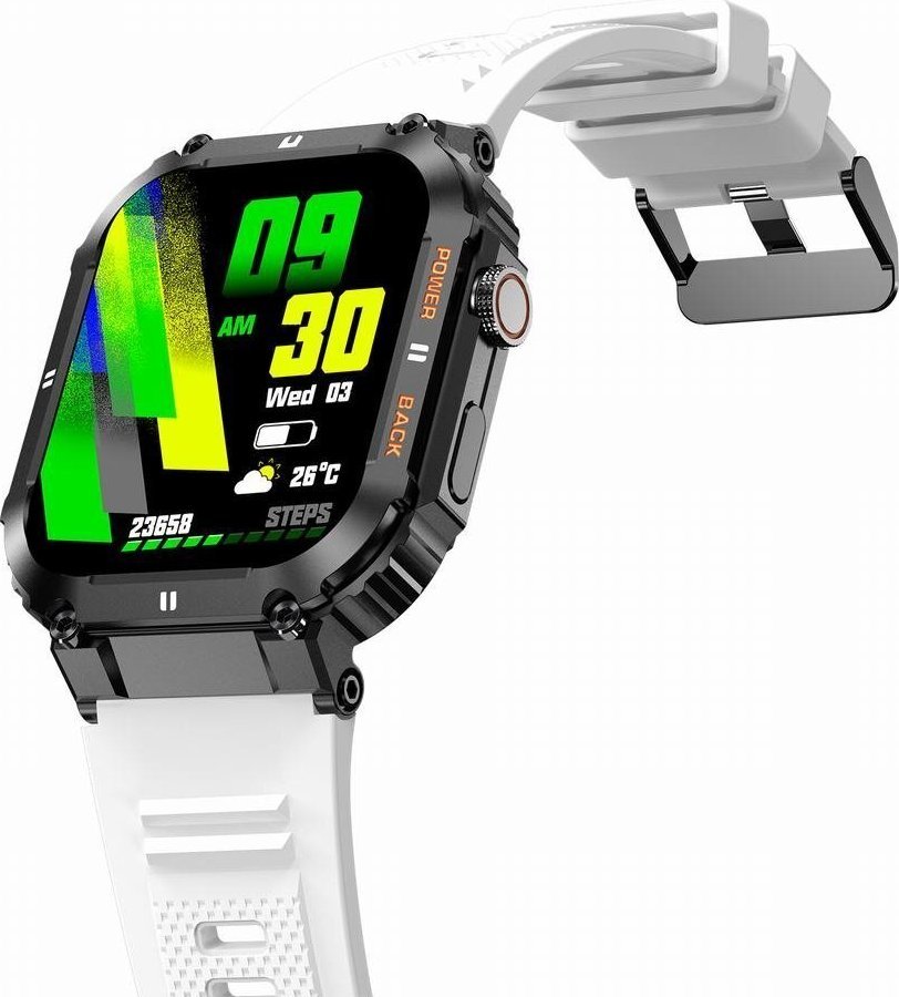 Smartwatch Gravity GT6-8 Bialy 13225582 (5900148044995) Viedais pulkstenis, smartwatch