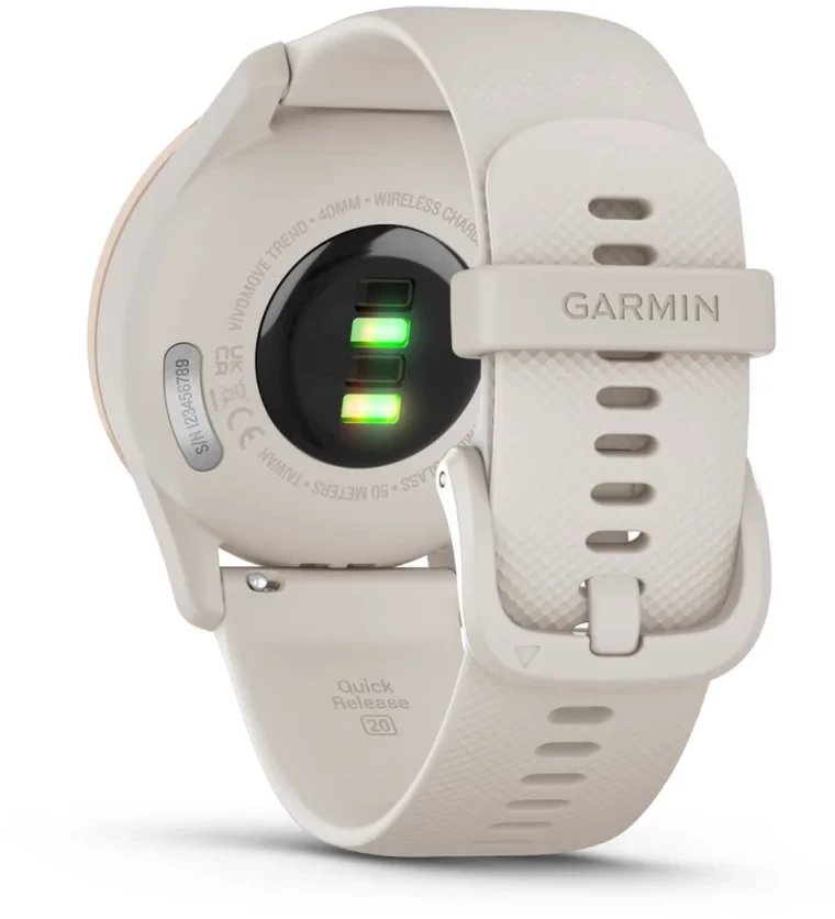 SMARTWATCH VIVOMOVE TREND/WH CREAM 010-02665-01 GARMIN Viedais pulkstenis, smartwatch