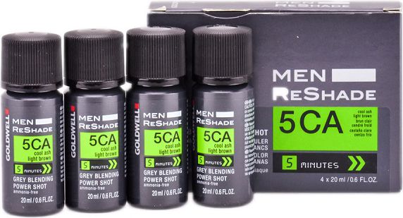 Anti grey hair color GOLDWELL MEN RESHADE 5CA (For men; 80 ml)