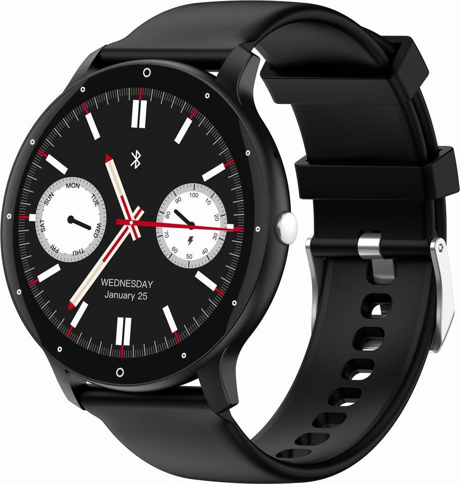 Smartwatch Gravity Zegarek SMARTWATCH - GT1-3 PRO BK/BK/RD 13618038 (5900148049570) Viedais pulkstenis, smartwatch Smartwatch Gravity Zegarek SMARTWATCH - GT1-3 PRO BK/BK/RD 13618038 (5900148049570) Viedais pulkstenis, smartwatch