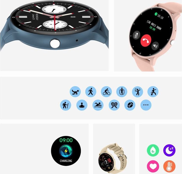 Smartwatch Gravity Zegarek SMARTWATCH - GT1-7 PRO PK/PK/BU 13618040 (5900148049617) Viedais pulkstenis, smartwatch