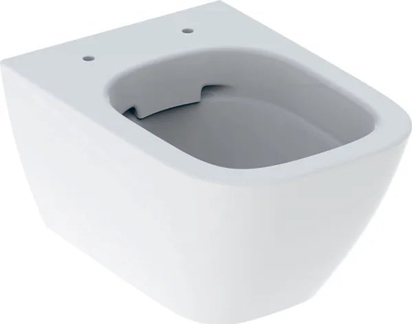Geberit washdown, short, wall-hung WC bowl Smyle Square Rimfree 500.379.01.1
