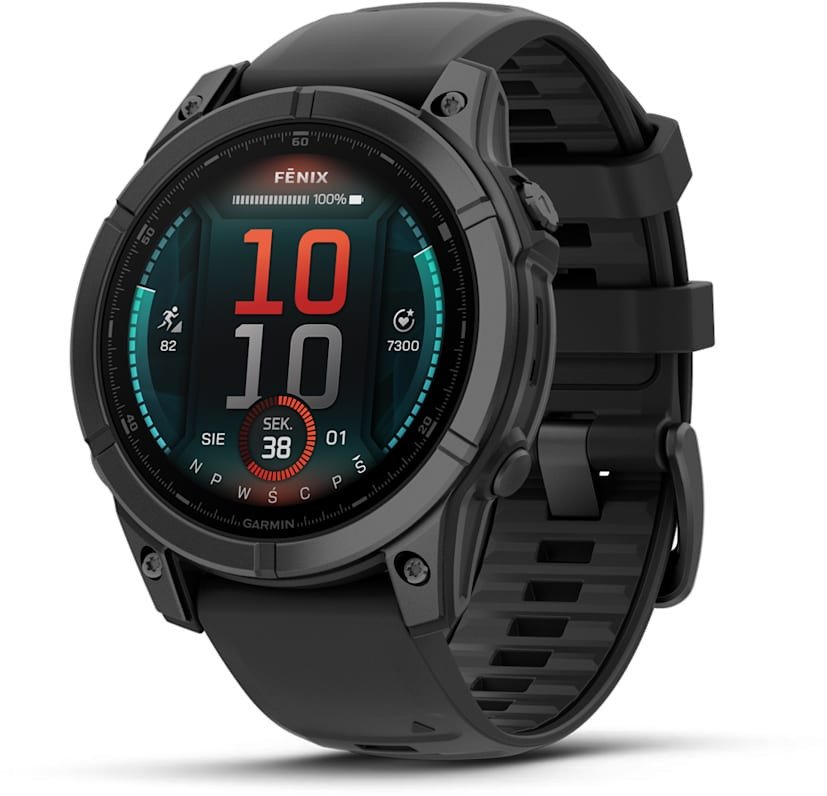 Garmin Fenix E stainless Steel slate grey Viedais pulkstenis, smartwatch