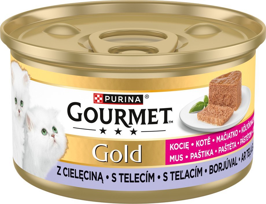 Gourmet Gold Kitten mus z cielecina