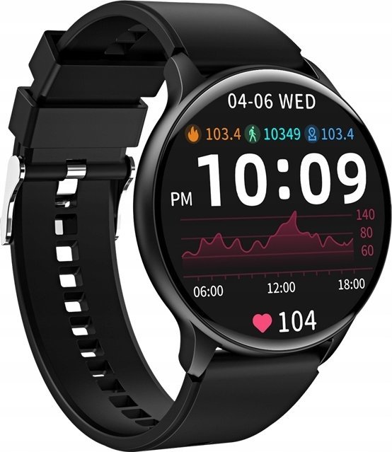 Smartwatch Giewont VT160-1 Czarny VT160-1 (5906506413182) Viedais pulkstenis, smartwatch Smartwatch Giewont VT160-1 Czarny VT160-1 (5906506413182) Viedais pulkstenis, smartwatch