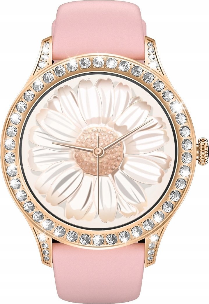 Smartwatch Damski Veltori VT360-1 Rozowy Pasek Silikonowy VT360-1 (5906506413243) Viedais pulkstenis, smartwatch Smartwatch Damski Veltori VT360-1 Rozowy Pasek Silikonowy VT360-1 (5906506413243) Viedais pulkstenis, smartwatch