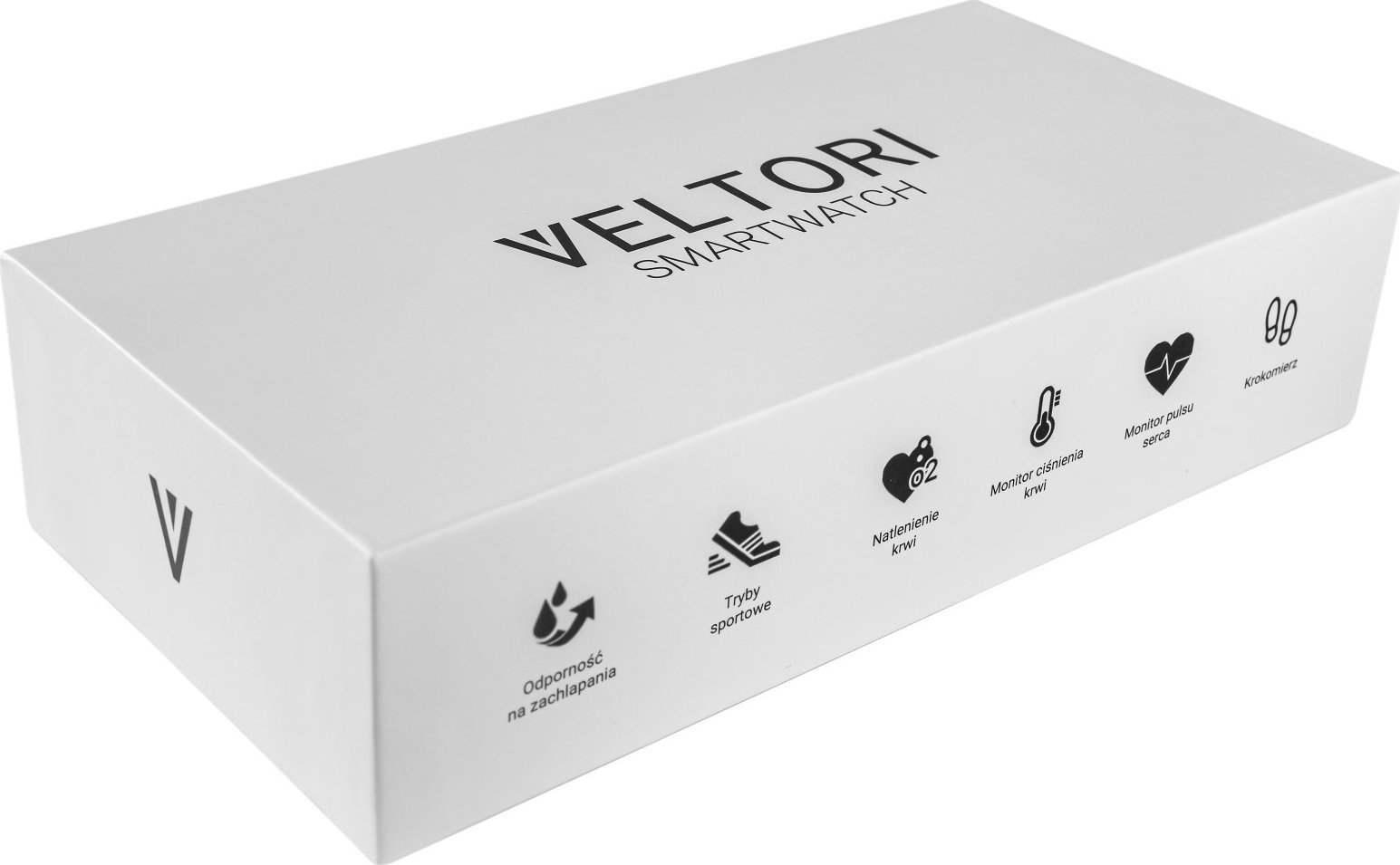 Smartwatch Veltori VT200-1 Czarny Pasek Silikonowy VT200-1 (5906506413151) Viedais pulkstenis, smartwatch
