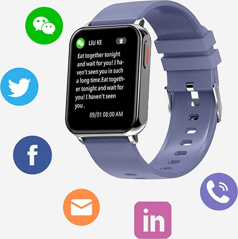 Zegarek damski SMARTWATCH GRAVITY GT17-6 GT17-6 (5900148052174) Viedais pulkstenis, smartwatch Zegarek damski SMARTWATCH GRAVITY GT17-6 GT17-6 (5900148052174) Viedais pulkstenis, smartwatch