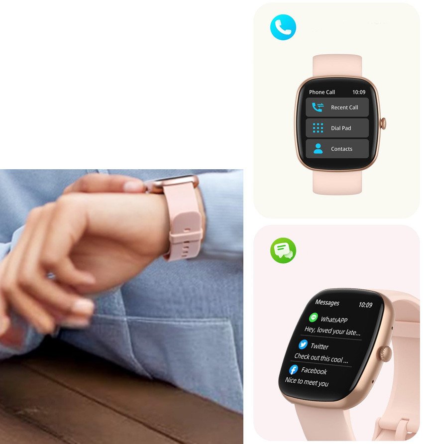 Zegarek damski SMARTWATCH GRAVITY GT18-8 GT18-8 (5900148052389) Viedais pulkstenis, smartwatch Zegarek damski SMARTWATCH GRAVITY GT18-8 GT18-8 (5900148052389) Viedais pulkstenis, smartwatch