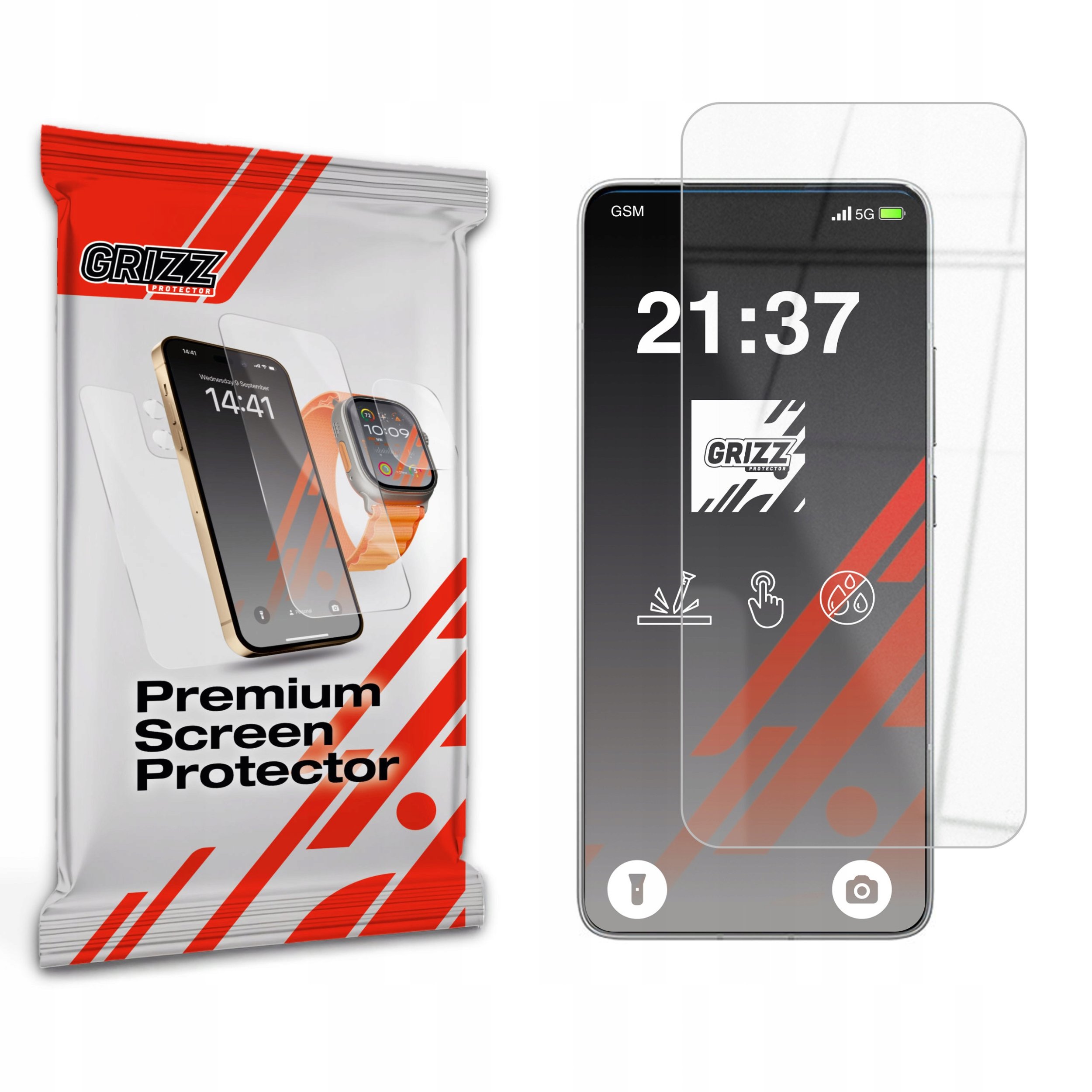 GrizzGlass Szklo hybrydowe HybridGlass do Xiaomi Poco F7 Pro GRZ13719 (5906146478497) aizsardzība ekrānam mobilajiem telefoniem GrizzGlass Szklo hybrydowe HybridGlass do Xiaomi Poco F7 Pro GRZ13719 (5906146478497) aizsardzība ekrānam mobilajiem telefoniem
