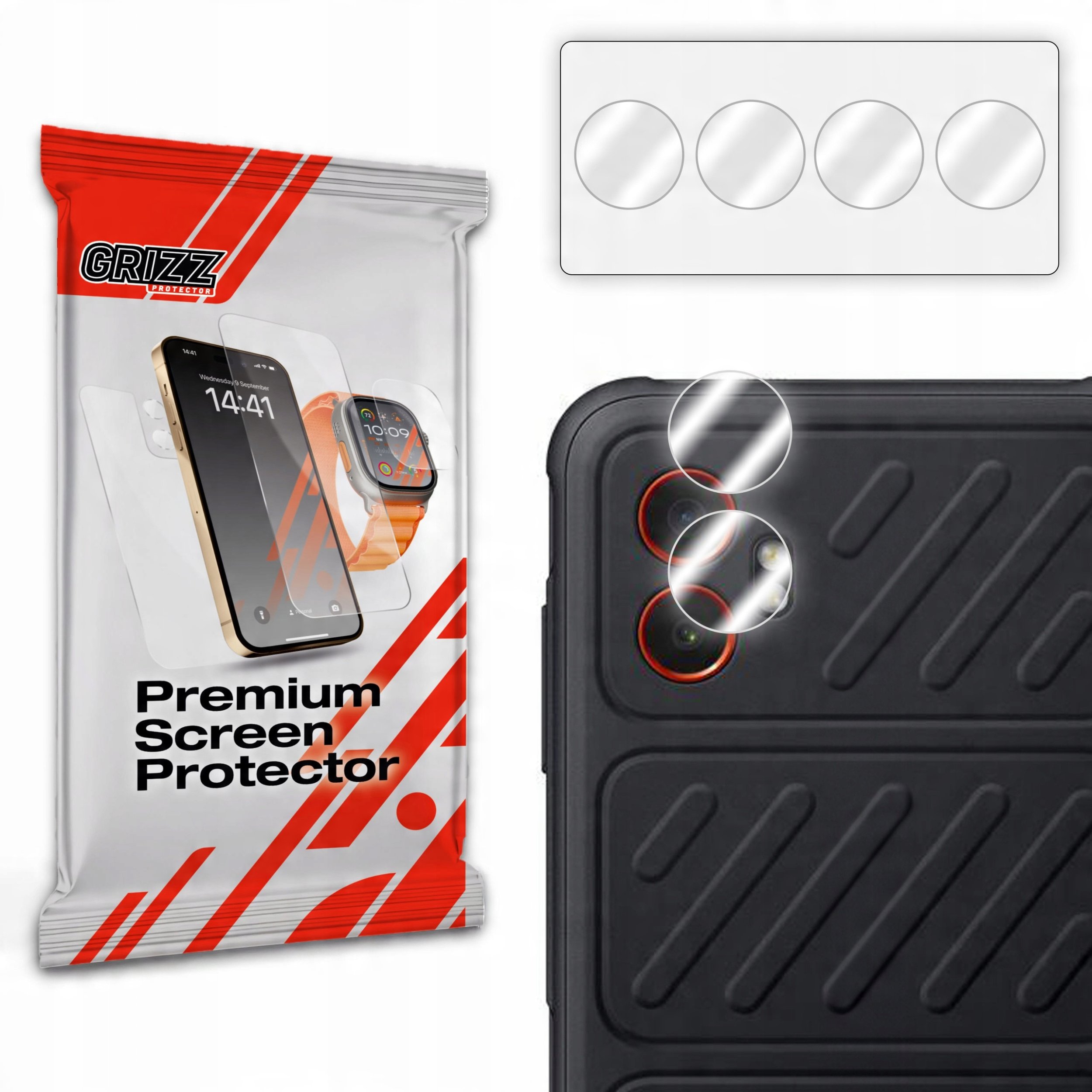 GrizzGlass Szklo na aparat GrizzGlass HybridGlass Camera do Samsung Galaxy XCover 7 Pro GRZ13865 (5906146479685) aizsardzība ekrānam mobilajiem telefoniem GrizzGlass Szklo na aparat GrizzGlass HybridGlass Camera do Samsung Galaxy XCover 7 Pro GRZ13865 (5906146479685) aizsardzība ekrānam mobilajiem telefoniem