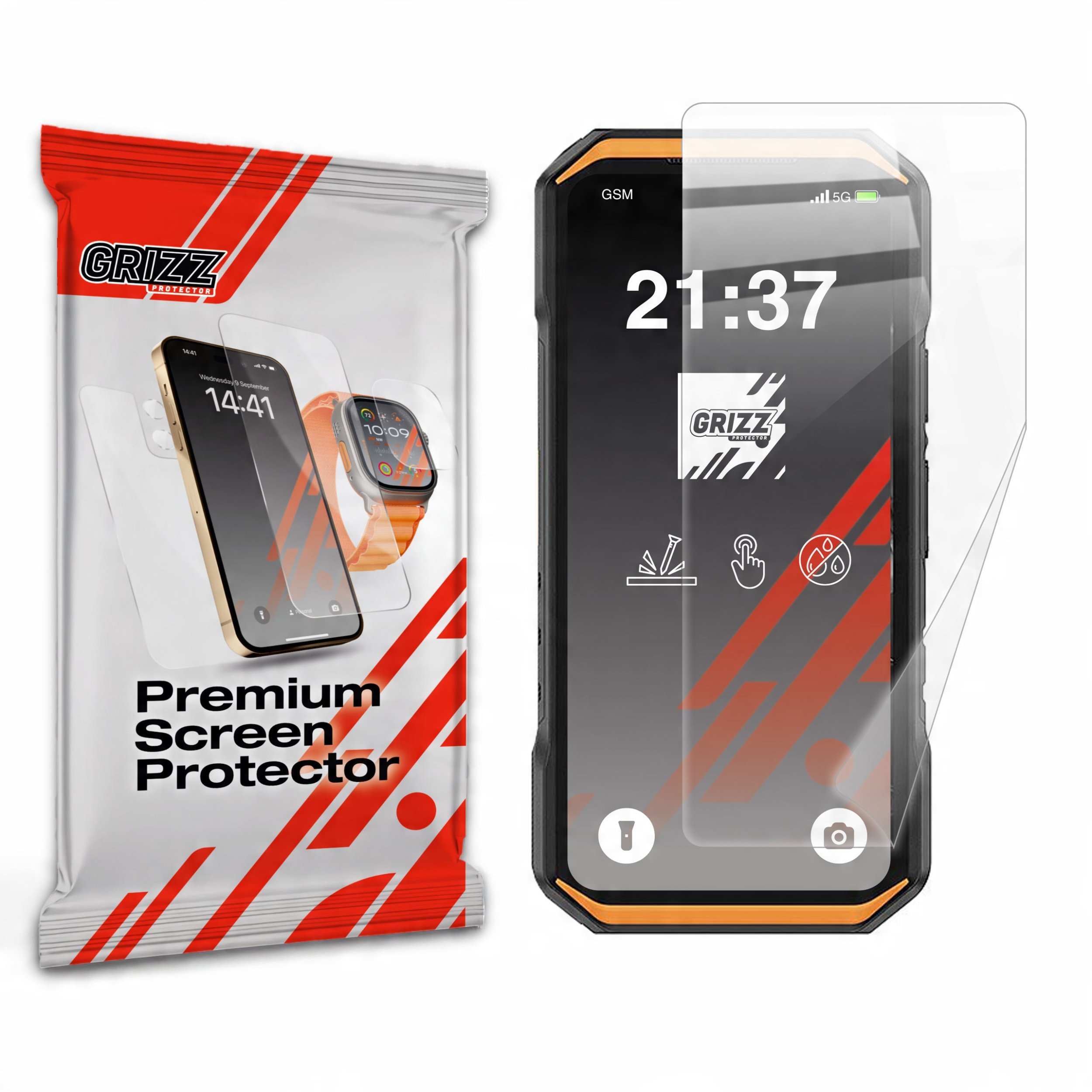 GrizzGlass Folia ceramiczna CeramicFilm do Ulefone Armor X32 Pro GRZ13890 (5906146479951) aizsardzība ekrānam mobilajiem telefoniem GrizzGlass Folia ceramiczna CeramicFilm do Ulefone Armor X32 Pro GRZ13890 (5906146479951) aizsardzība ekrānam mobilajiem telefoniem