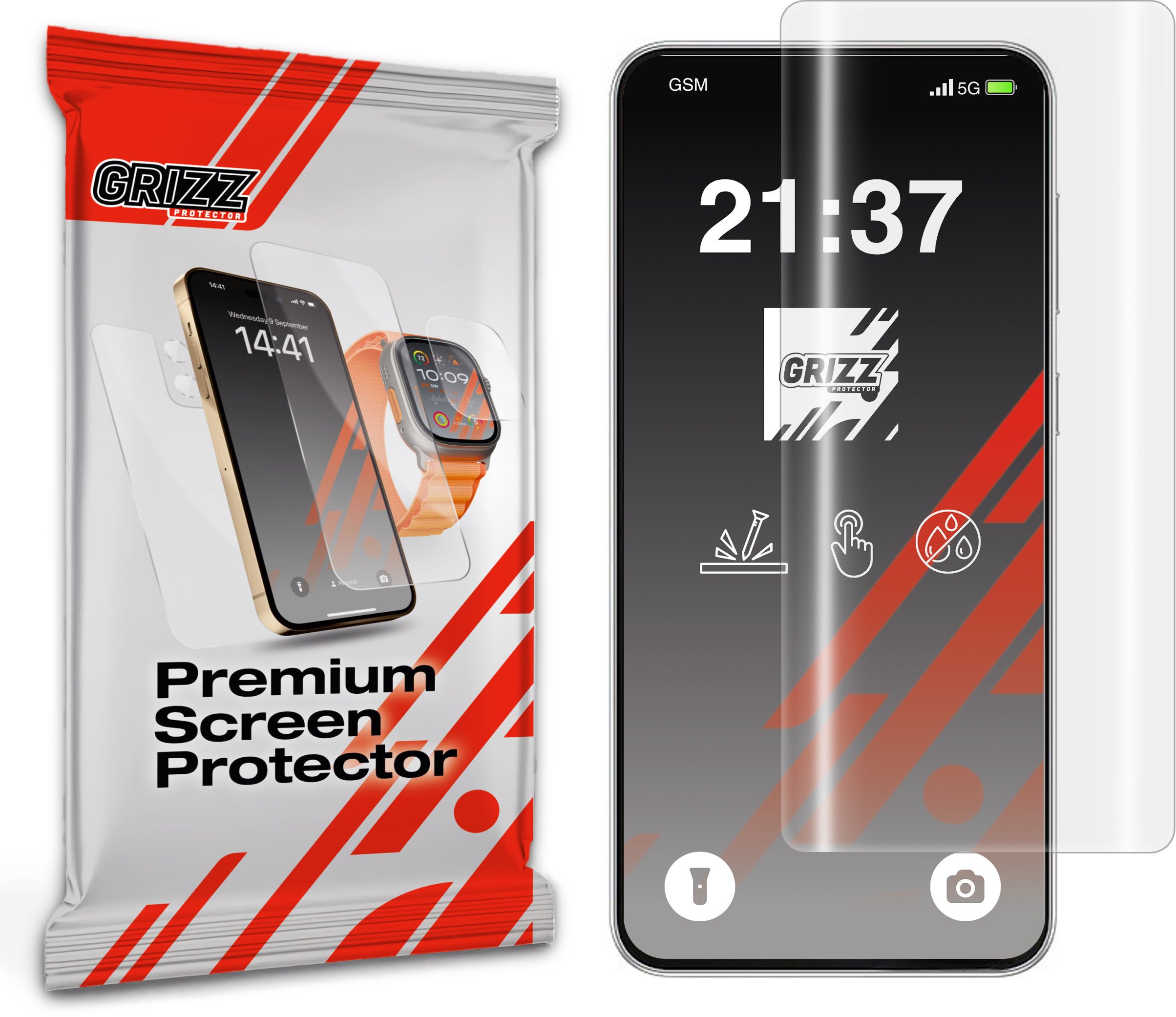 GrizzGlass Folia hydrozelowa GrizzGlass Hydrofilm do Samsung Galaxy M56 GRZ13885 (5906146479647) aizsardzība ekrānam mobilajiem telefoniem GrizzGlass Folia hydrozelowa GrizzGlass Hydrofilm do Samsung Galaxy M56 GRZ13885 (5906146479647) aizsardzība ekrānam mobilajiem telefoniem