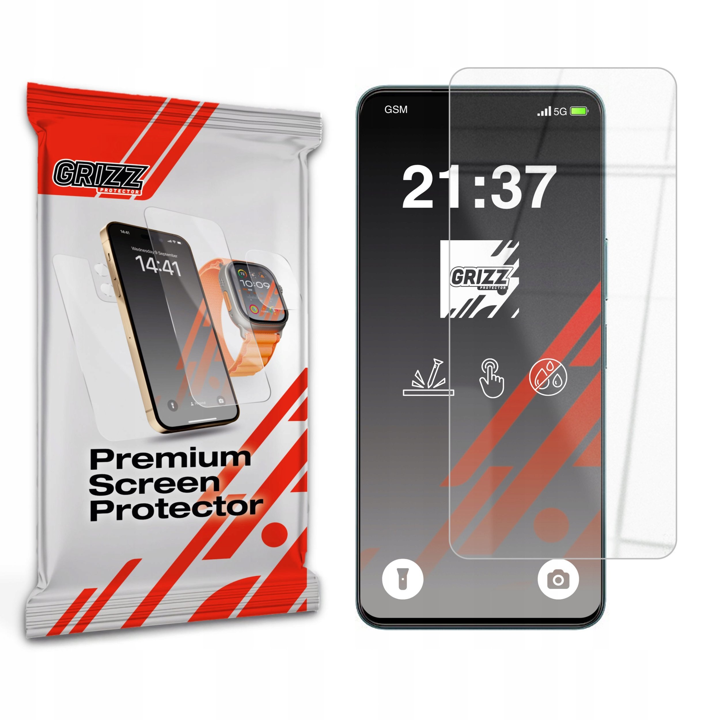 GrizzGlass Szklo hybrydowe GrizzGlass HybridGlass do Infinix Note 50x GRZ13911 (5906146479265) aizsardzība ekrānam mobilajiem telefoniem GrizzGlass Szklo hybrydowe GrizzGlass HybridGlass do Infinix Note 50x GRZ13911 (5906146479265) aizsardzība ekrānam mobilajiem telefoniem