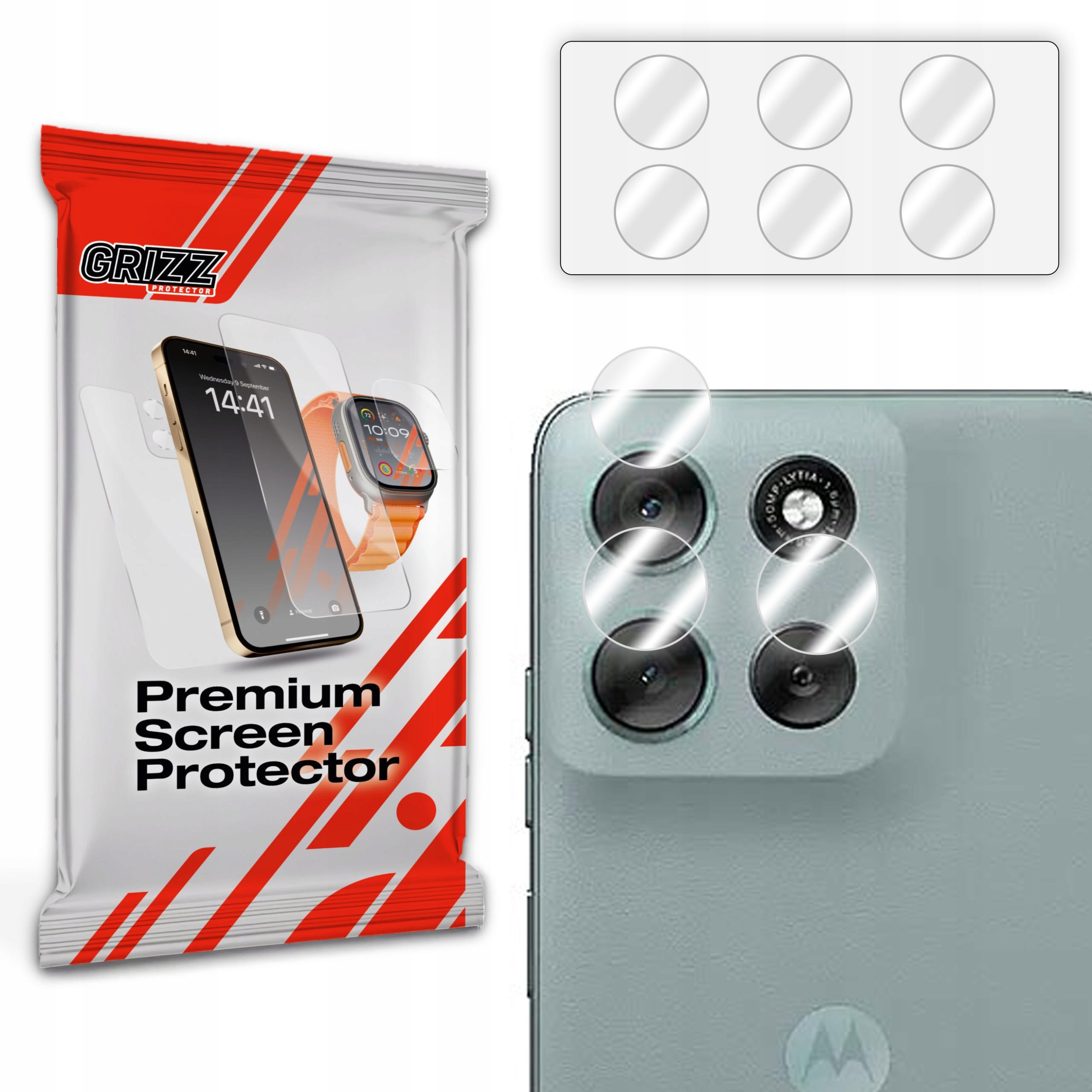 GrizzGlass Szklo na aparat GrizzGlass HybridGlass Camera do Motorola Moto G56 GRZ14239 (5906146484344) aizsardzība ekrānam mobilajiem telefoniem GrizzGlass Szklo na aparat GrizzGlass HybridGlass Camera do Motorola Moto G56 GRZ14239 (5906146484344) aizsardzība ekrānam mobilajiem telefoniem