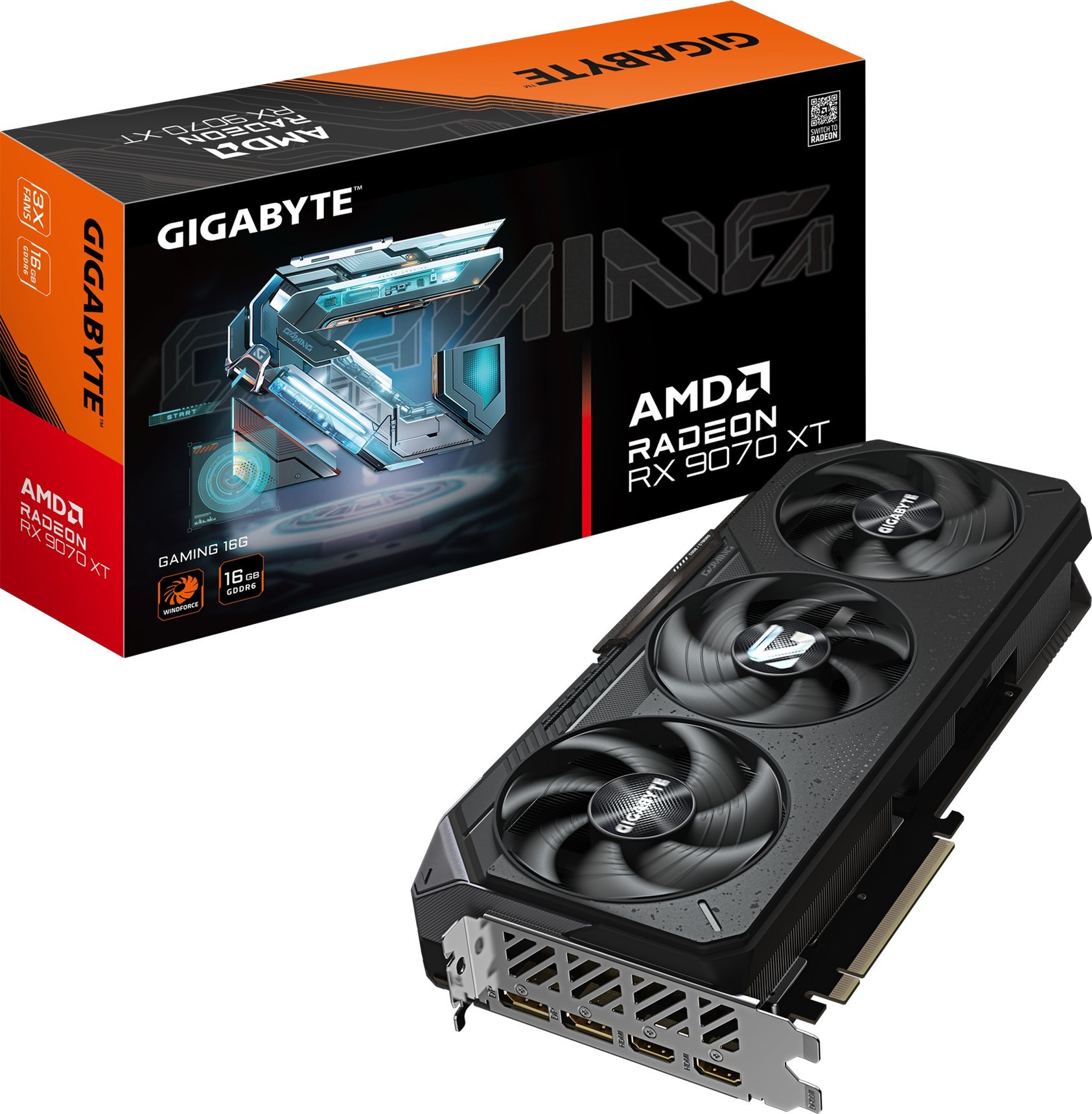 GIGABYTE Radeon RX 9070 XT GAMING OC 16G | Gigabyte video karte