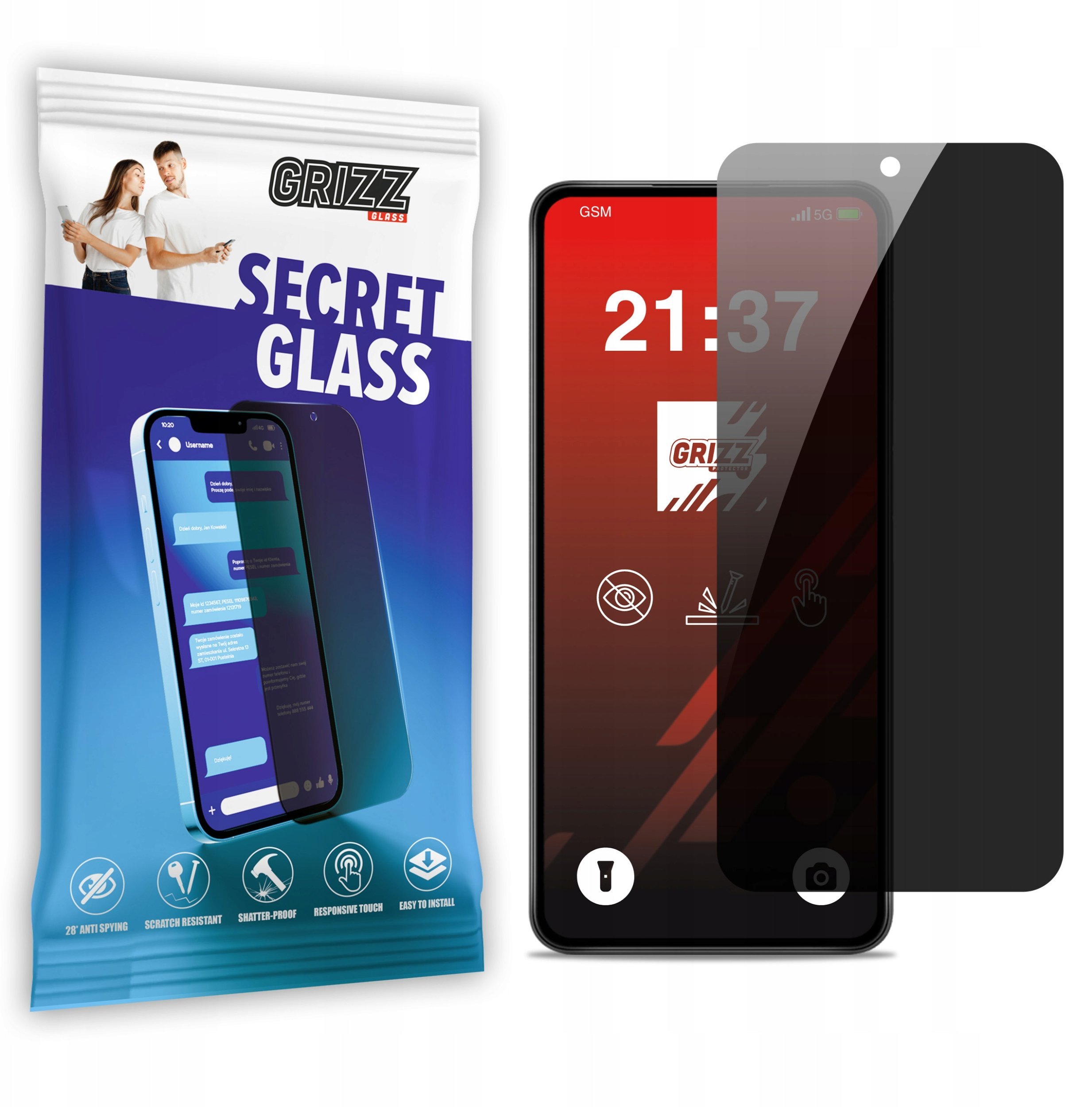 GrizzGlass Matowe szklo prywatyzujace GrizzGlass SecretGlass do Samsung Galaxy M06 5G GRZ13608 (5906146476097) aizsardzība ekrānam mobilajiem telefoniem GrizzGlass Matowe szklo prywatyzujace GrizzGlass SecretGlass do Samsung Galaxy M06 5G GRZ13608 (5906146476097) aizsardzība ekrānam mobilajiem telefoniem