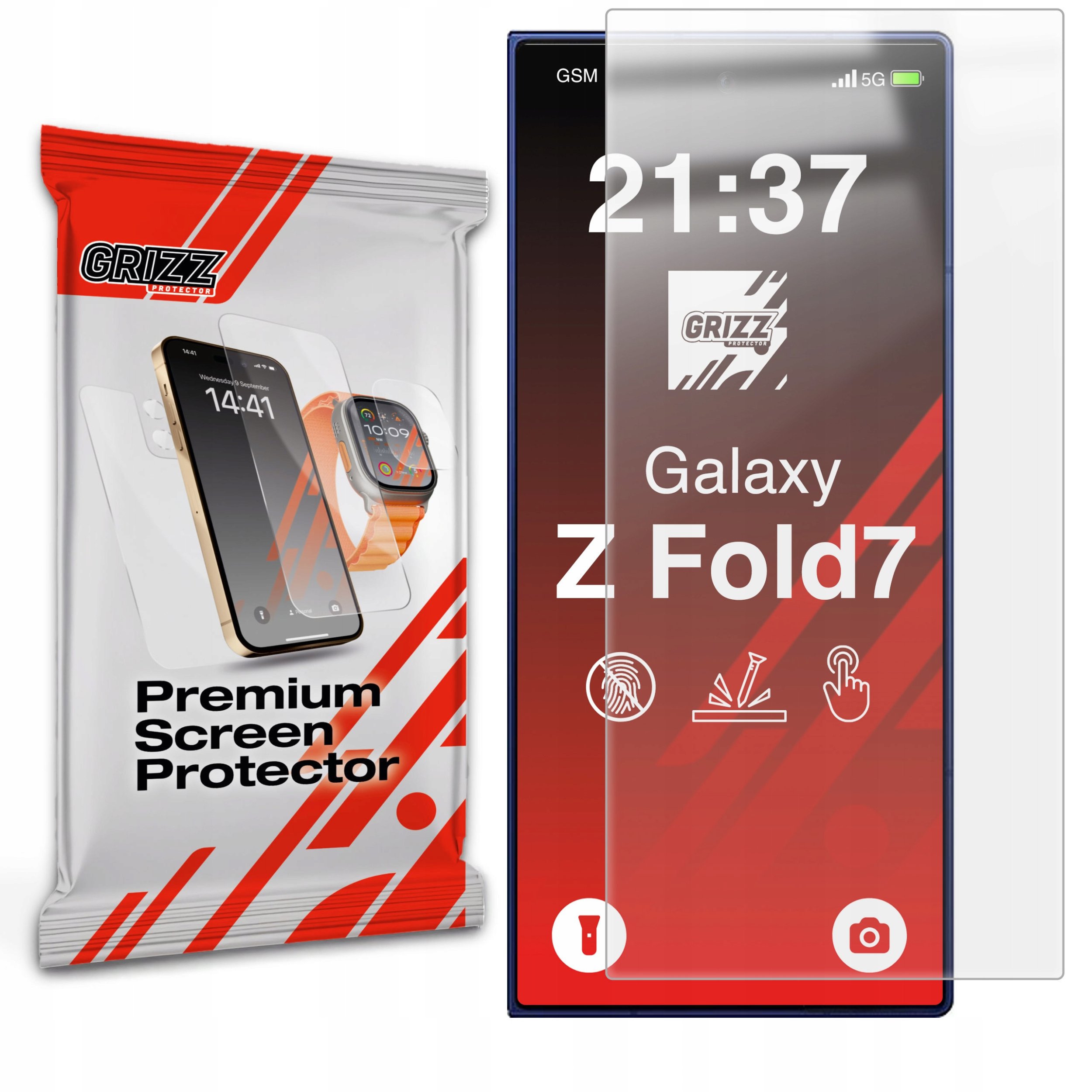 GrizzGlass Folia matowa GrizzGlass PaperScreen do Samsung Galaxy Z Fold7 GRZ14589 (5906146492042) aizsardzība ekrānam mobilajiem telefoniem GrizzGlass Folia matowa GrizzGlass PaperScreen do Samsung Galaxy Z Fold7 GRZ14589 (5906146492042) aizsardzība ekrānam mobilajiem telefoniem