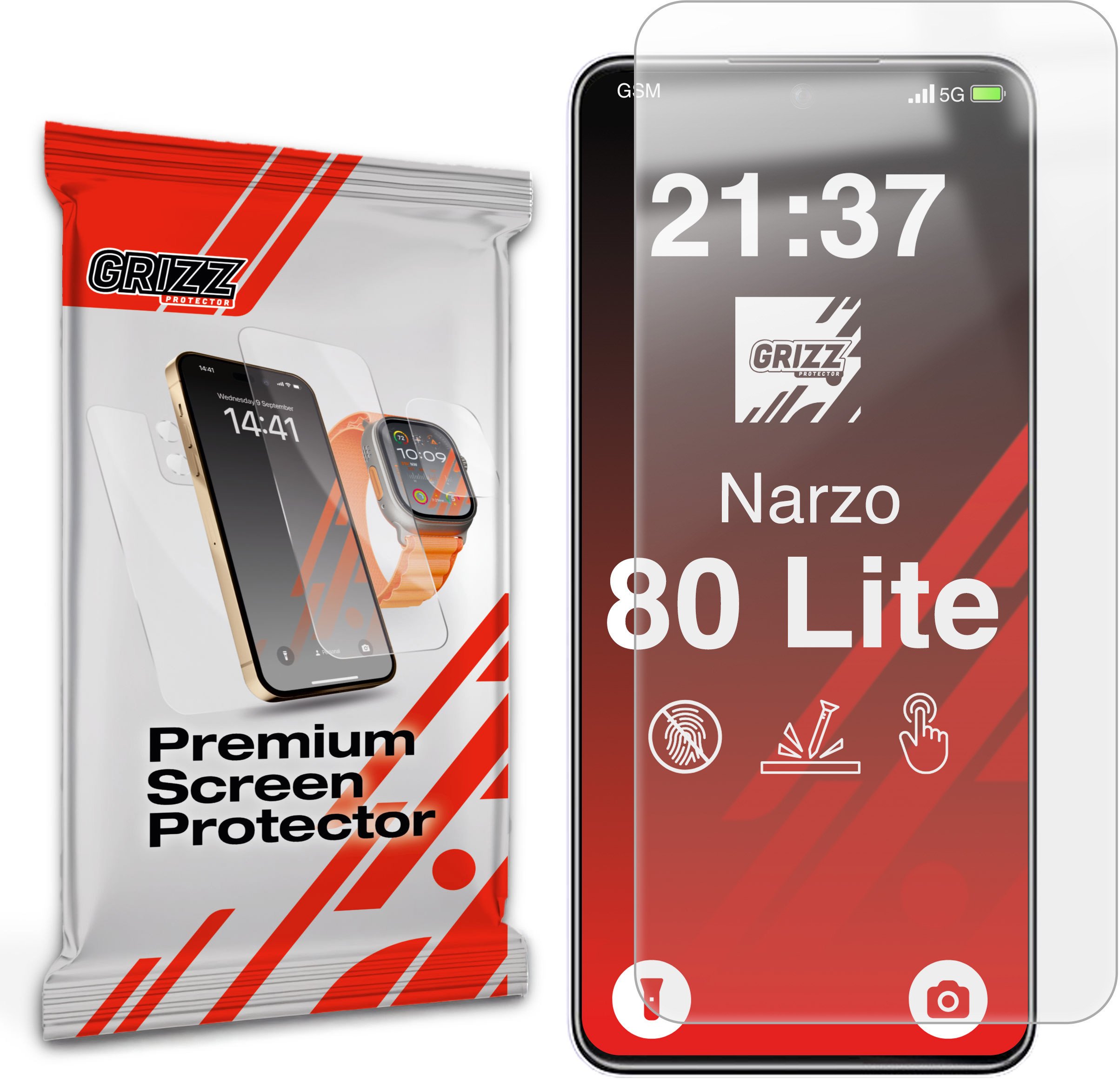 GrizzGlass Folia matowa GrizzGlass PaperScreen do Realme Narzo 80 Lite GRZ14377 (5906146488748) aizsardzība ekrānam mobilajiem telefoniem GrizzGlass Folia matowa GrizzGlass PaperScreen do Realme Narzo 80 Lite GRZ14377 (5906146488748) aizsardzība ekrānam mobilajiem telefoniem