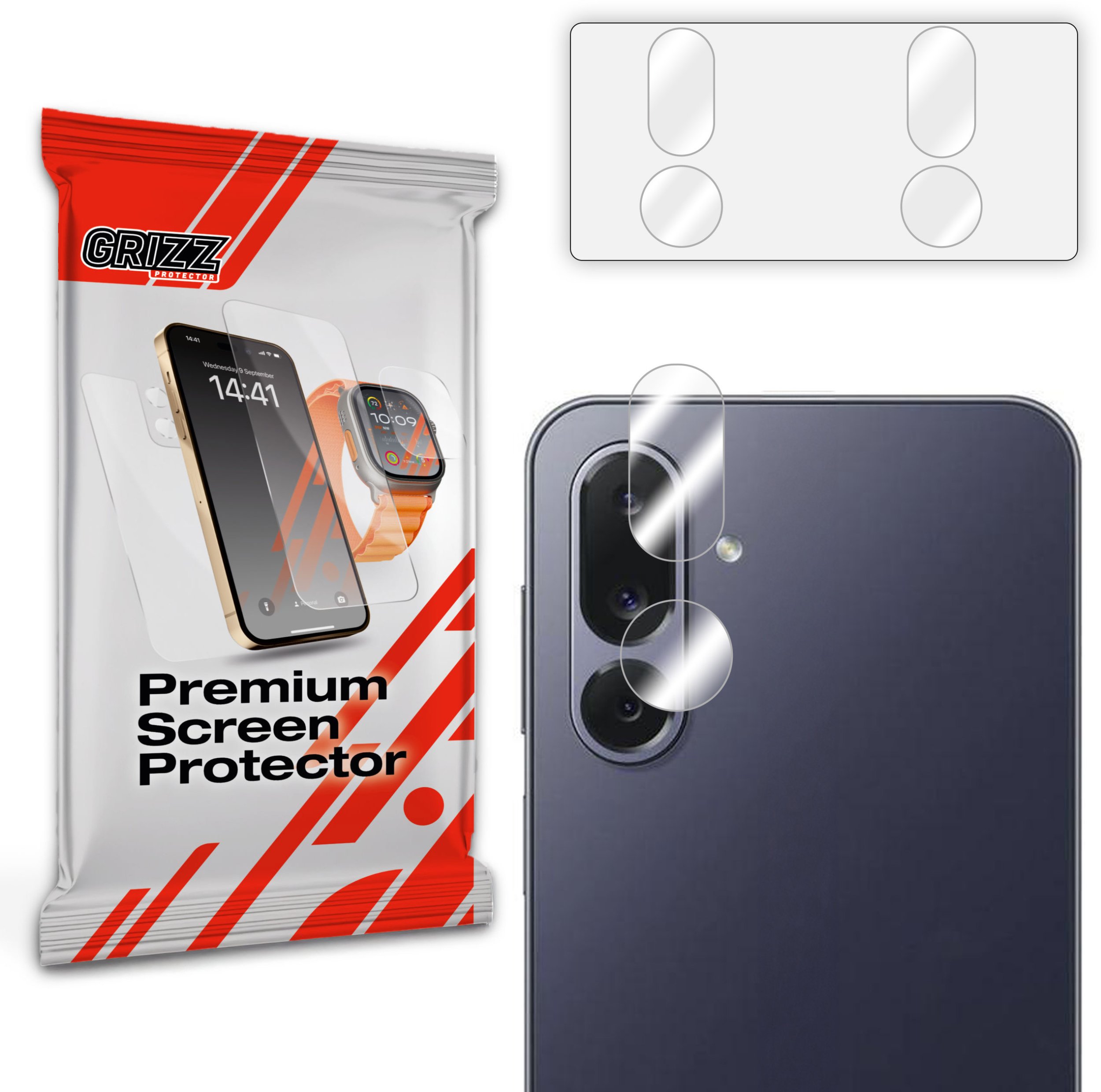 GrizzGlass Szklo na aparat GrizzGlass HybridGlass Camera do Samsung Galaxy F36 GRZ14617 (5906146492615) aizsardzība ekrānam mobilajiem telefoniem GrizzGlass Szklo na aparat GrizzGlass HybridGlass Camera do Samsung Galaxy F36 GRZ14617 (5906146492615) aizsardzība ekrānam mobilajiem telefoniem
