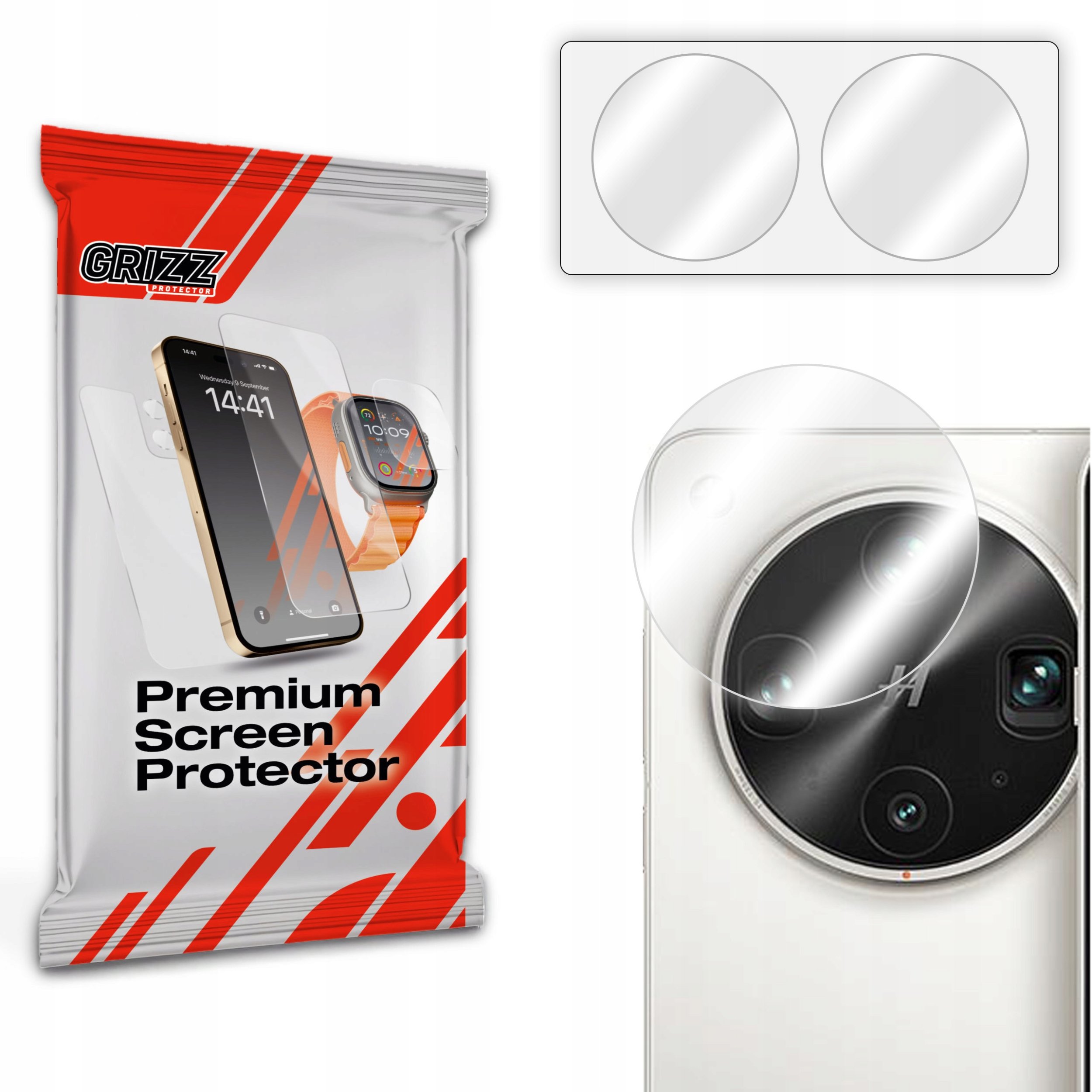 GrizzGlass Szklo na aparat GrizzGlass HybridGlass Camera do Oppo Find X8 Ultra GRZ13853 (5906146479432) aizsardzība ekrānam mobilajiem telefoniem GrizzGlass Szklo na aparat GrizzGlass HybridGlass Camera do Oppo Find X8 Ultra GRZ13853 (5906146479432) aizsardzība ekrānam mobilajiem telefoniem