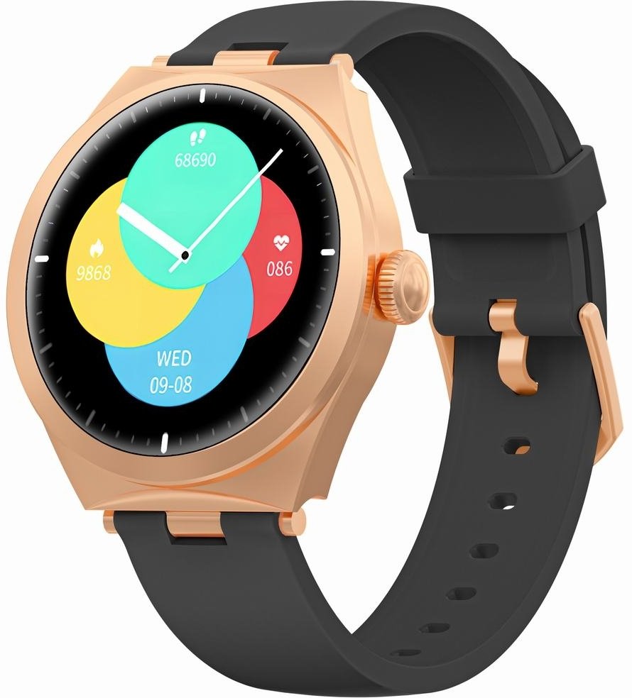 Smartwatch Gravity Smartwatch Rozowe Zloto Czarny GT25-3 GT25-3 (5900148052495) Viedais pulkstenis, smartwatch Smartwatch Gravity Smartwatch Rozowe Zloto Czarny GT25-3 GT25-3 (5900148052495) Viedais pulkstenis, smartwatch