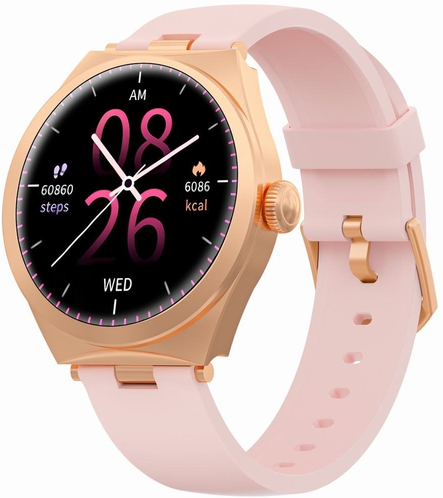Smartwatch Gravity Smartwatch Rozowe Zloto Rozowy GT25-2 GT25-2 (5900148052488) Viedais pulkstenis, smartwatch Smartwatch Gravity Smartwatch Rozowe Zloto Rozowy GT25-2 GT25-2 (5900148052488) Viedais pulkstenis, smartwatch