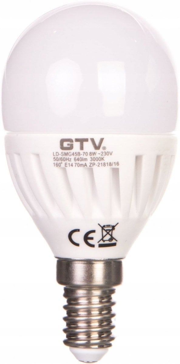 GTV Zarowka LED E14 B45B CERAMIC