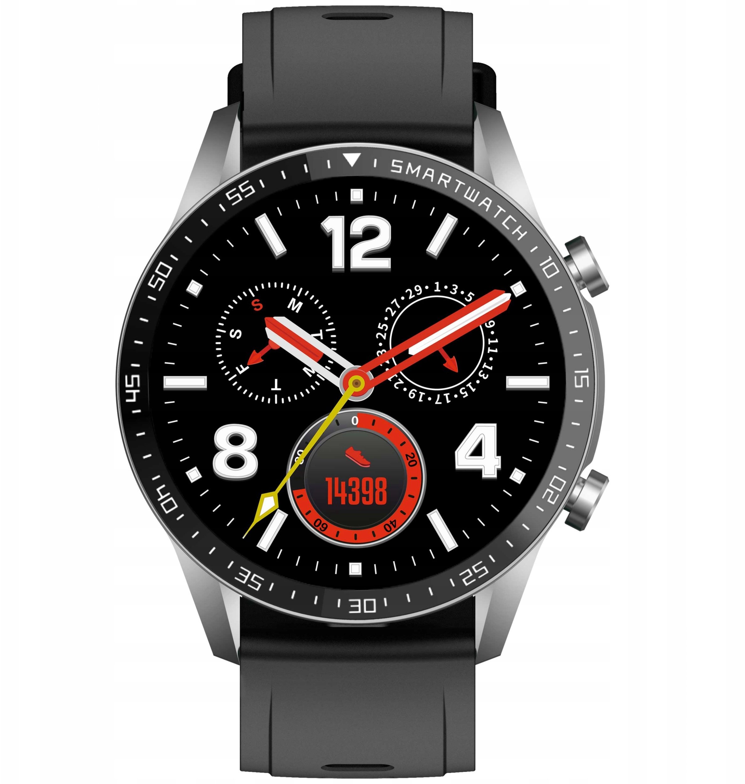 Smartwatch Gravity Srebrny 2 Paski GT10-7 GT10-7 (5900148052006) Viedais pulkstenis, smartwatch Smartwatch Gravity Srebrny 2 Paski GT10-7 GT10-7 (5900148052006) Viedais pulkstenis, smartwatch