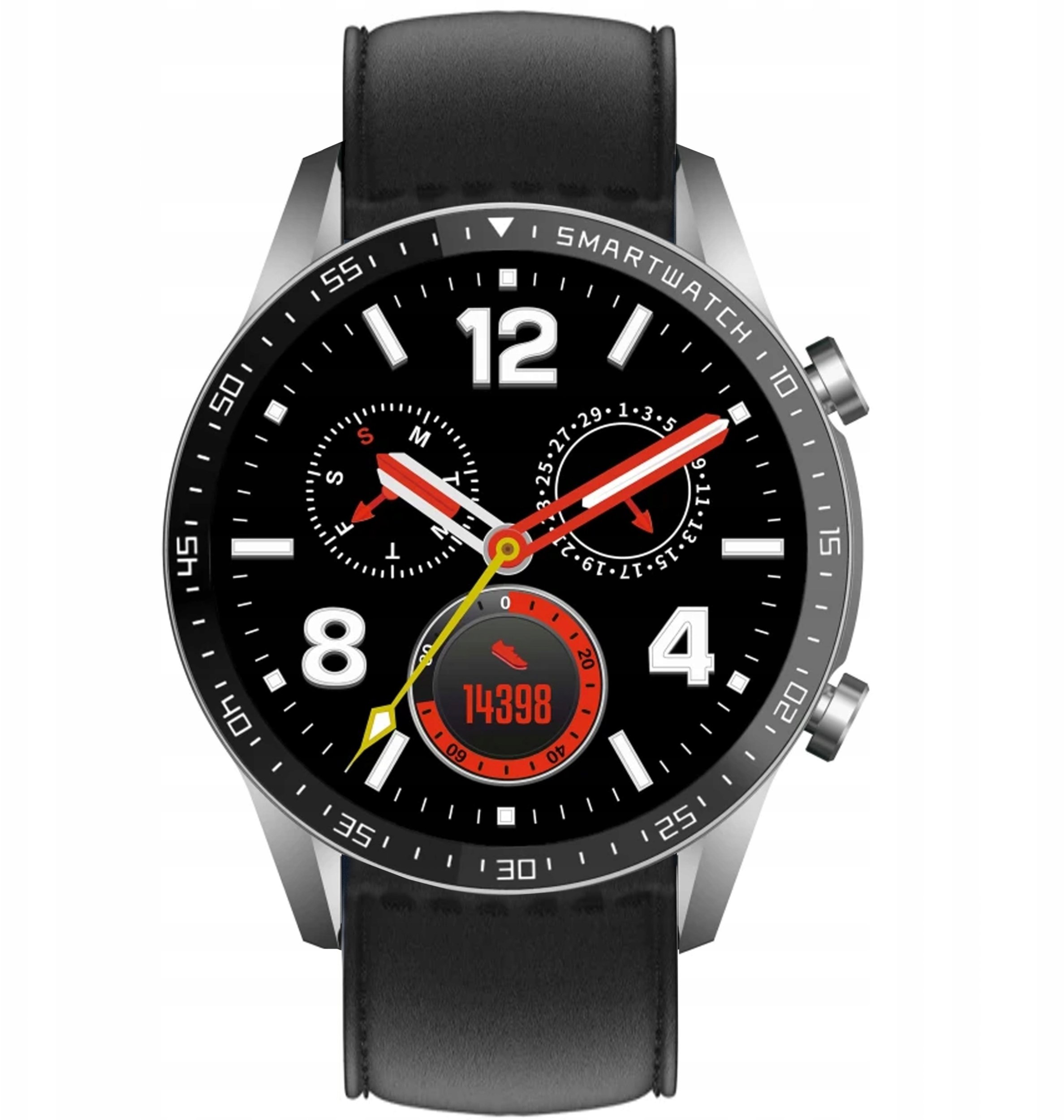 Smartwatch Gravity Srebrny 2 Paski GT10-7 GT10-7 (5900148052006) Viedais pulkstenis, smartwatch Smartwatch Gravity Srebrny 2 Paski GT10-7 GT10-7 (5900148052006) Viedais pulkstenis, smartwatch