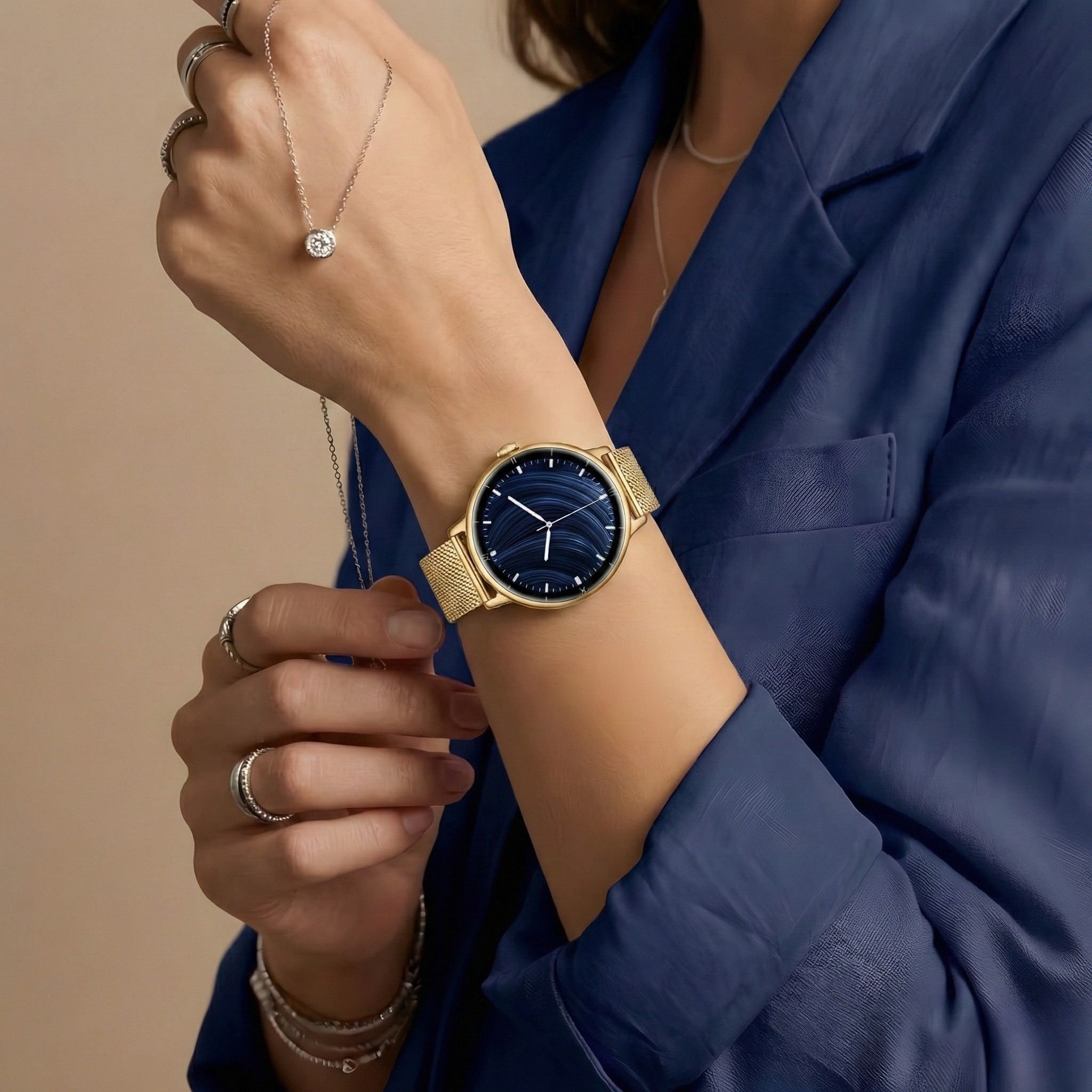 Smartwatch Gravity GT33-2 Zloty (GT33) GT33 (5900148057049) Viedais pulkstenis, smartwatch Smartwatch Gravity GT33-2 Zloty (GT33) GT33 (5900148057049) Viedais pulkstenis, smartwatch