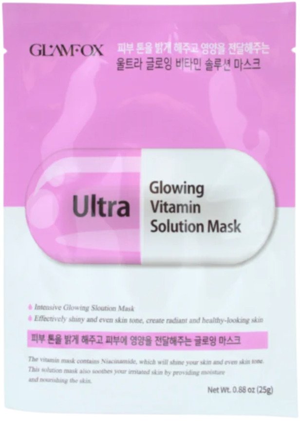 GLAMFOX   Ultra  Glowing  Sheet Mask  For