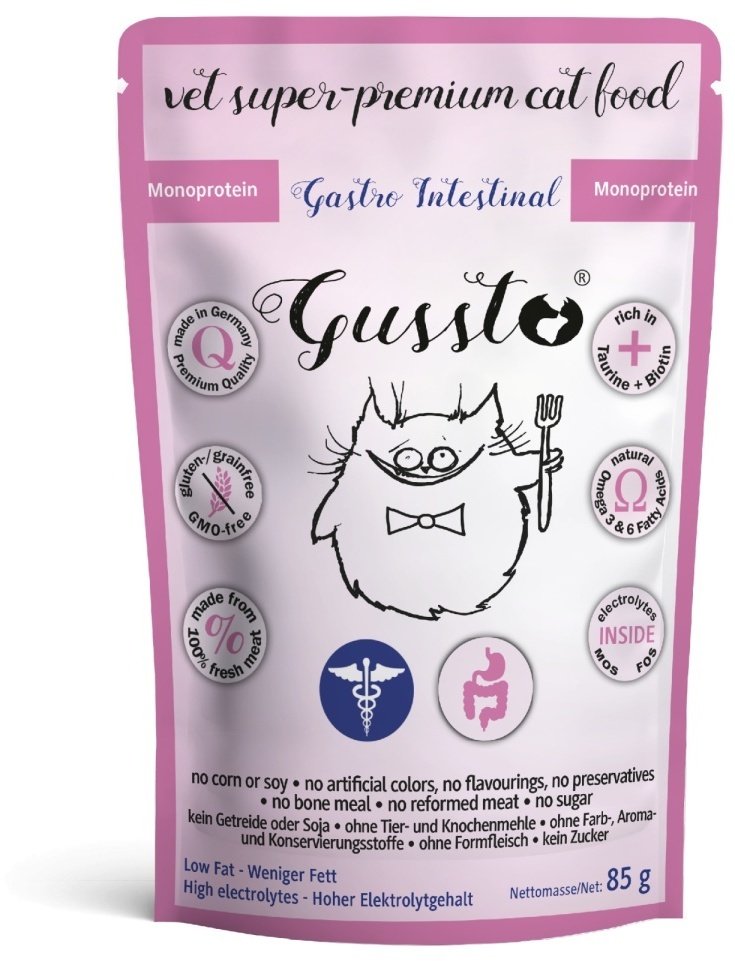 GUSSTO VET saszetka 85g GASTRO INTENSTINAL