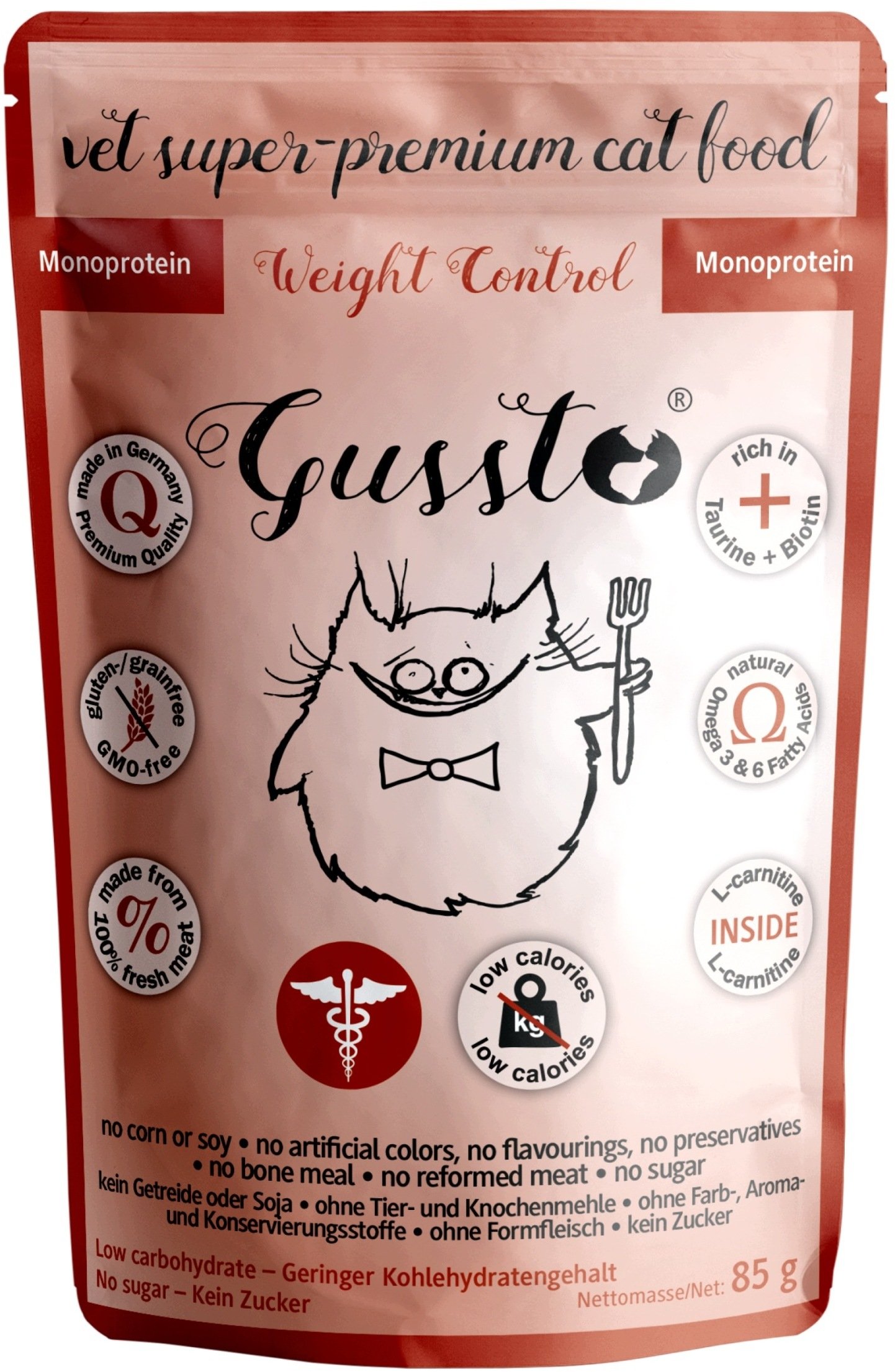 GUSSTO VET saszetka 85g Weihght Control