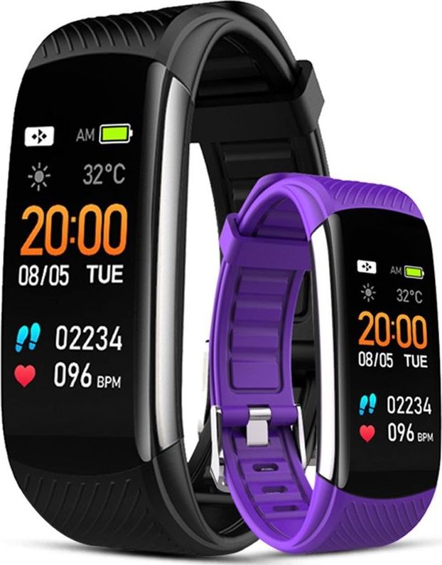 Smartband Giewont GW200-3 Czarny Viedais pulkstenis, smartwatch Smartband Giewont GW200-3 Czarny Viedais pulkstenis, smartwatch