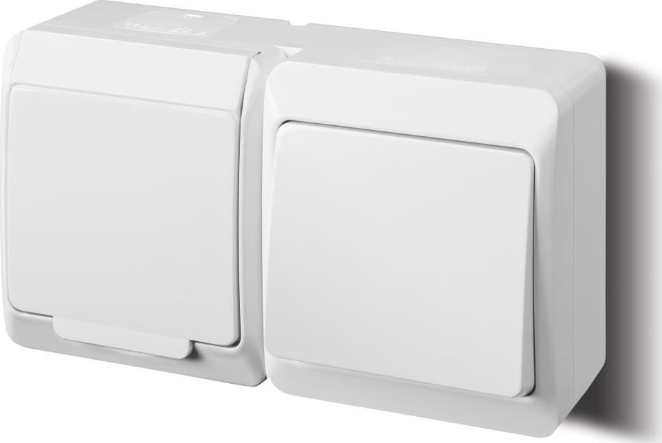 Elektro-Plast HERMES Gniazdo pojedyncze z/u 2P+Z+