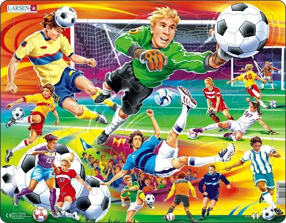 Eurographics Larsen Maxi Football 65 pcs