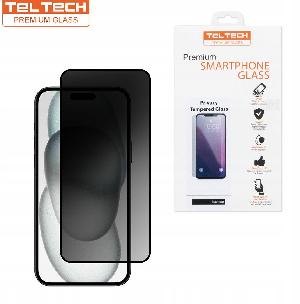 EMPRI TELTECH PREMIUM SZKLO HARTOWANE PRIVACY ZACIEMNIAJACE IPHONE 15 PRO 35259 (5904238716120) aizsardzība ekrānam mobilajiem telefoniem EMPRI TELTECH PREMIUM SZKLO HARTOWANE PRIVACY ZACIEMNIAJACE IPHONE 15 PRO 35259 (5904238716120) aizsardzība ekrānam mobilajiem telefoniem